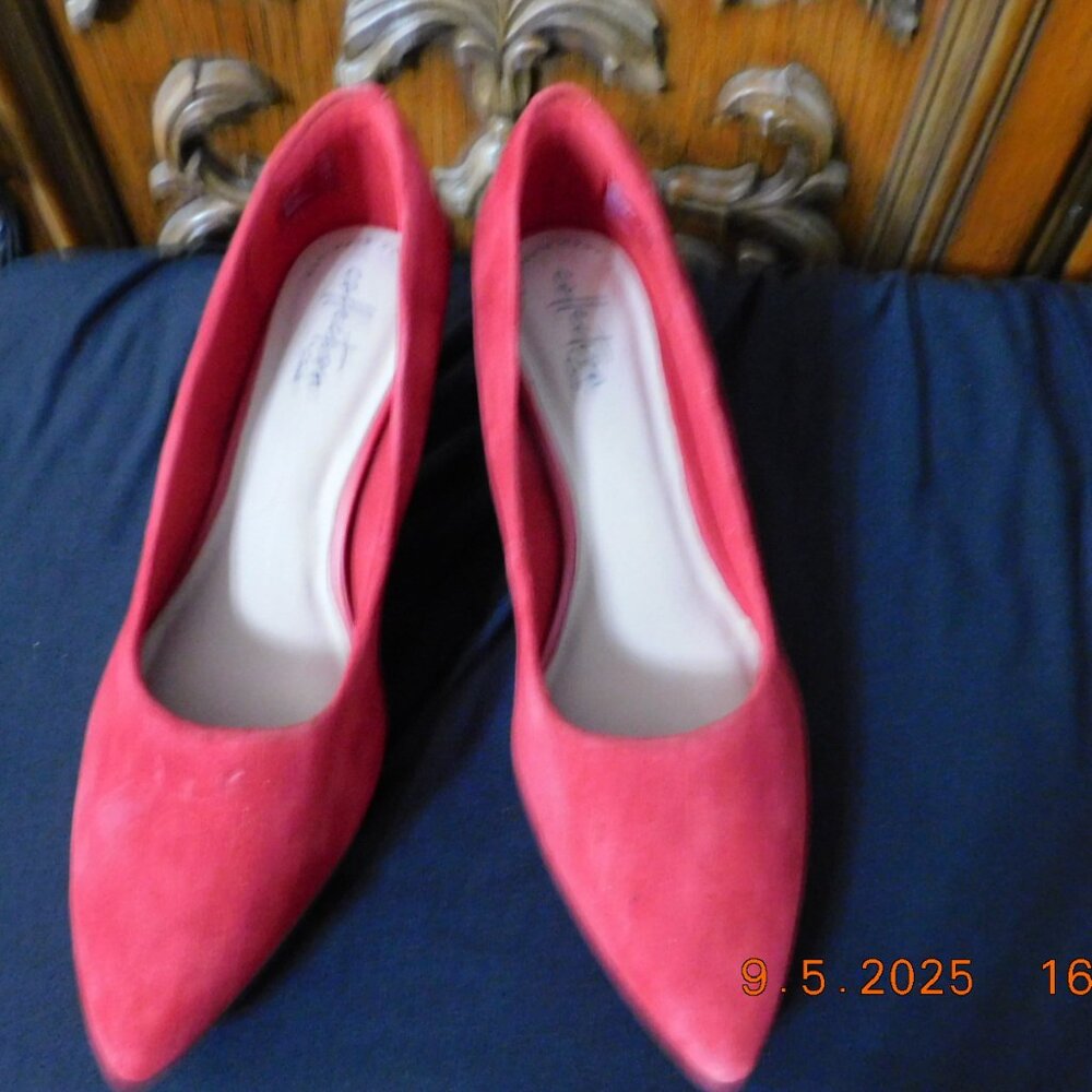 Clark Comfort Collection Red Heels